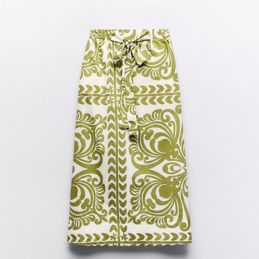Zara Printed Cape Skirt